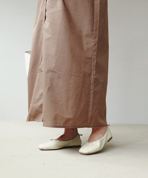 IAMUSE（アイアミューズ）の「デザインパフスリーブ2WAYワンピース S0669【IAMUSE】（ワンピース・レディース・モカ/グリーン/ブラック・FREE）」の21枚目の写真