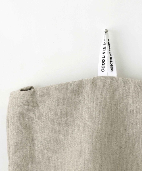 HIGHTIDE（ハイタイド）の「GOOD LINEN SUPPLY KITCHEN TOWEL SATIN グッドリネンサプライ トートバッグ ミニ（トートバッグ・レディース・ホワイト/ナチュラル・FREE）」の8枚目の写真