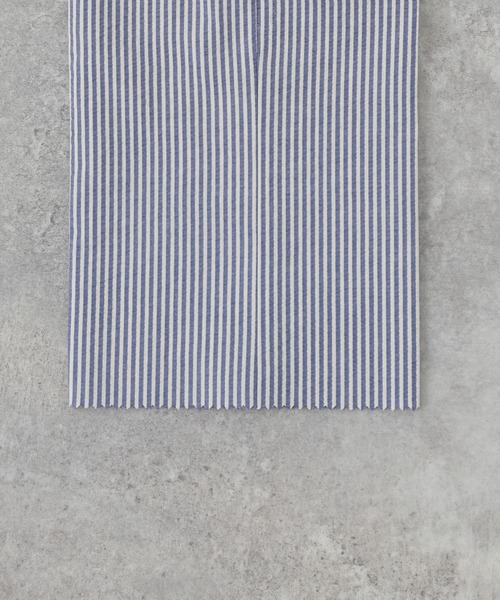 BARRY BRICKEN（バリーブリッケン）の「【BARRY BRICKEN / バリーブリッケン】別注２タックサッカートラウザース（スラックス・メンズ・ネイビー/ブラウン・34/32/30）」の21枚目の写真