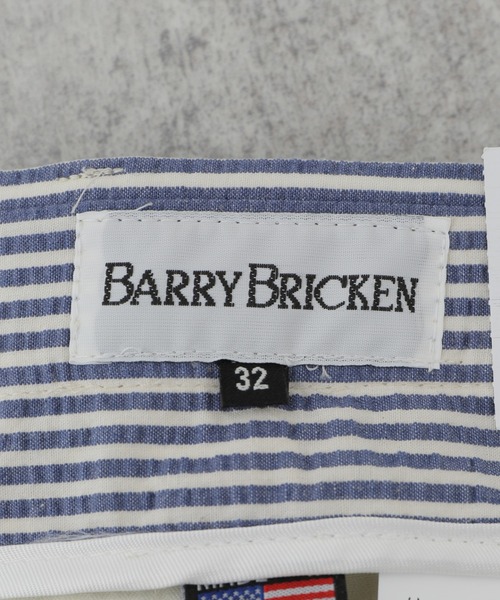 BARRY BRICKEN（バリーブリッケン）の「【BARRY BRICKEN / バリーブリッケン】別注２タックサッカートラウザース（スラックス・メンズ・ネイビー/ブラウン・34/32/30）」の17枚目の写真