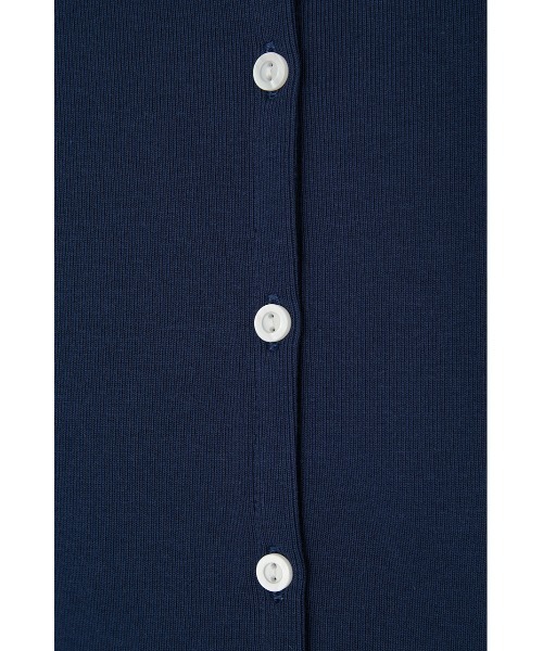 MOUSSY(マウジー)の「FRONT BUTTON RIB トップス(タンクトップ・レディース・ブラック/ネイビー/オフホワイト/ライトグリーン・1/2)」の12枚目の写真