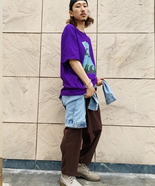 GAP（ギャップ）の「GAP x トーマス・キャンベル グラフィックTシャツ（Tシャツ/カットソー・メンズ・ピンク/ブルー/その他/ブラック系その他/パープル系その他・M/L/XL/XS/S）」の11枚目の写真