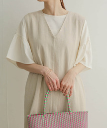 URBAN RESEARCH DOORS | ギャザーフレアスリーブプルオーバー(Tシャツ/カットソー)