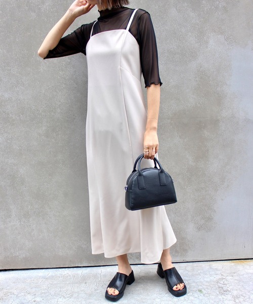 MLI'A（エムリア）の「チュールシアートップス（Tシャツ/カットソー・レディース・オフホワイト/オレンジ/グリーン/ブラック/サックスブルー/グレー・M）」の16枚目の写真