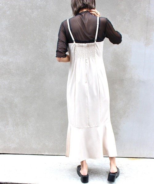 MLI'A（エムリア）の「チュールシアートップス（Tシャツ/カットソー・レディース・オフホワイト/オレンジ/グリーン/ブラック/サックスブルー/グレー・M）」の21枚目の写真