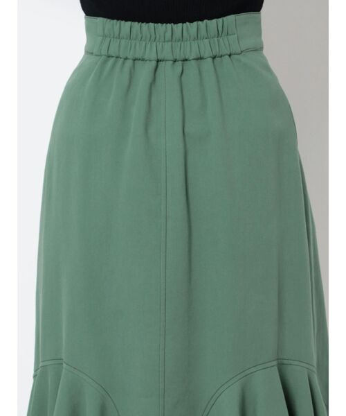 LAGUNAMOON(ラグナムーン)の「バックボリュームフレアースカート(スカート・レディース・ブラック/ベージュ/グリーン・SMALL/MEDIUM)」の8枚目の写真