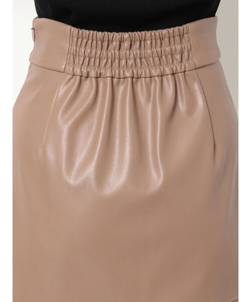 RESEXXY（リゼクシー）の「フェイクレザースリットスカート（スカート・レディース・ブラック/アイボリー/ベージュ・FREE）」の20枚目の写真