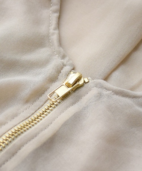 zootie（ズーティー）の「シアーブルゾン［フーディー］（ブルゾン・レディース・ブラック/グレイッシュベージュ・フリー）」の14枚目の写真