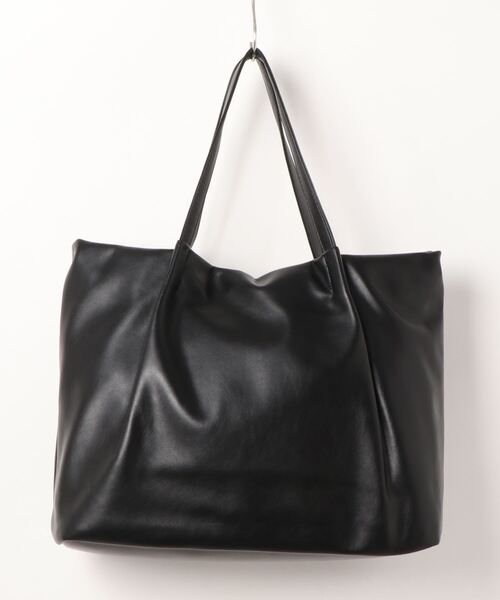 Otias(オティアス)の「Otias オティアス / スムース合皮バッグインバッグ付きトート(ショルダーバッグ・メンズ・ブラック/ベージュ/ネイビー/サックスブルー/キャメル・FREE)」の6枚目の写真