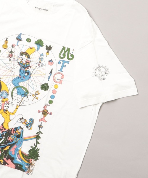 Story mfg.(ストーリーエムエフジー)の「【STORY MFG】ストーリー・エムエフジー GRATEFUL TEE GARDEN(Tシャツ/カットソー・メンズ・ホワイト系その他・X-LARGE/LARGE/MEDIUM/SMALL)」の2枚目の写真