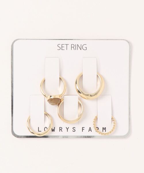 LOWRYS FARM(ローリーズファーム)の「5ホンセットリング 342736(リング・レディース・その他/その他1/その他2・FREE)」の3枚目の写真