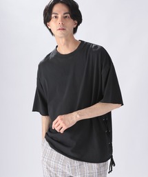 両脇レースアップTシャツ