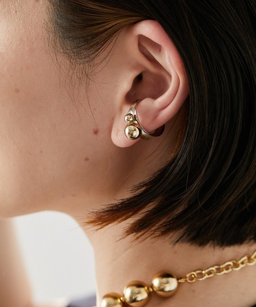 ear PAPILLONNER(イアパピヨネ)の「ニコボールリング(リング・レディース・シルバー/ゴールド・FREE)」の7枚目の写真