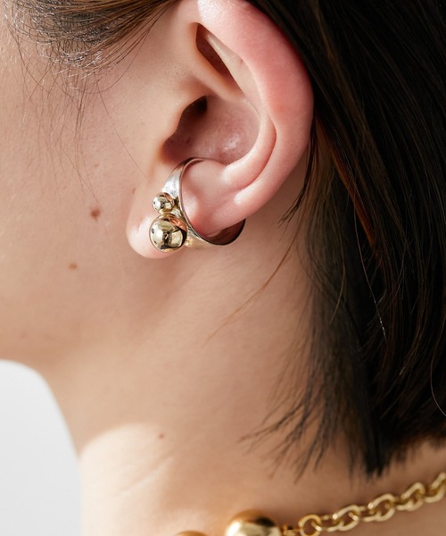 ear PAPILLONNER(イアパピヨネ)の「ニコボールリング(リング・レディース・シルバー/ゴールド・FREE)」の8枚目の写真