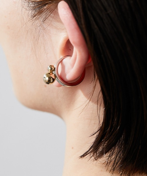 ear PAPILLONNER(イアパピヨネ)の「ニコボールリング(リング・レディース・シルバー/ゴールド・FREE)」の9枚目の写真