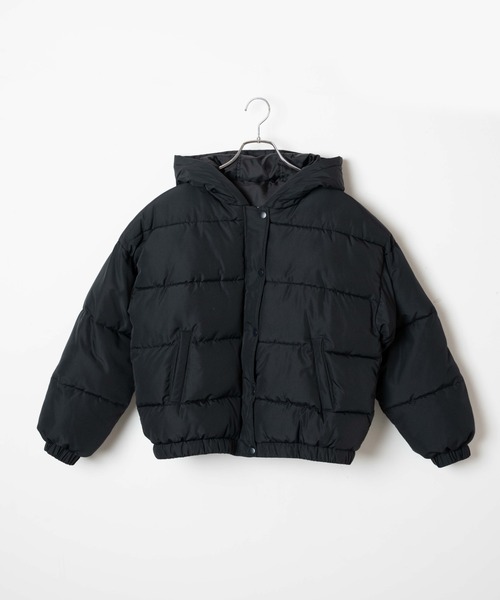 WEGO（ウィゴー）の「WEGO/【WEB先行販売】フードエコダウンジャケット（ダウンジャケット/コート・レディース・ブラック/アイボリー/ライトブラウン・FREE）」の15枚目の写真