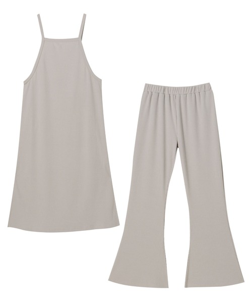 Settimissimo（セッティミッシモ）の「テレコリブパンツセットアップ（ワンピース・レディース・ブラウン/グレー/ブルー・FREE）」の7枚目の写真