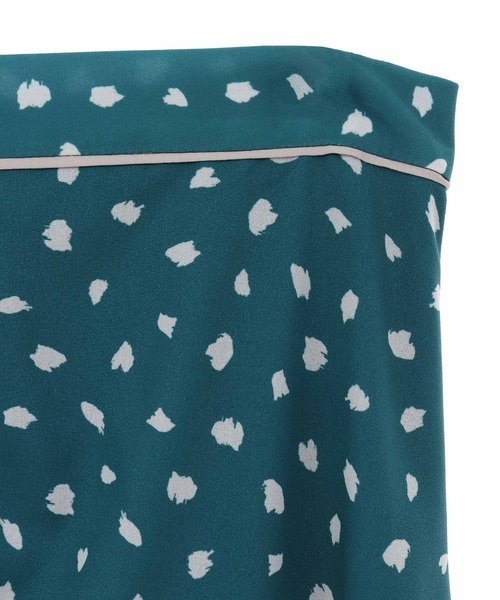 31 Sons de mode（トランテアン　ソン　ドゥ　モード）の「レオパードプリントスカート（スカート・レディース・グリーン/ブラウン/クリーム・36/38）」の14枚目の写真