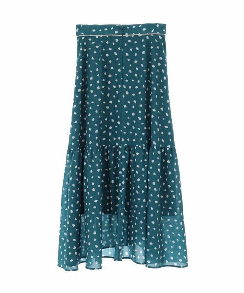 31 Sons de mode（トランテアン　ソン　ドゥ　モード）の「レオパードプリントスカート（スカート・レディース・グリーン/ブラウン/クリーム・36/38）」の17枚目の写真