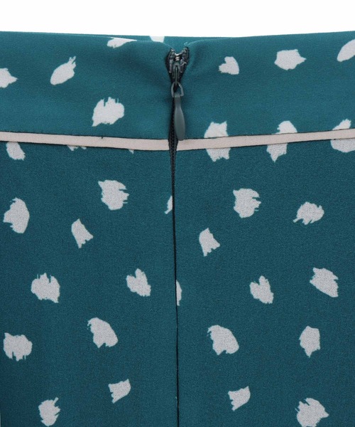 31 Sons de mode（トランテアン　ソン　ドゥ　モード）の「レオパードプリントスカート（スカート・レディース・グリーン/ブラウン/クリーム・36/38）」の18枚目の写真