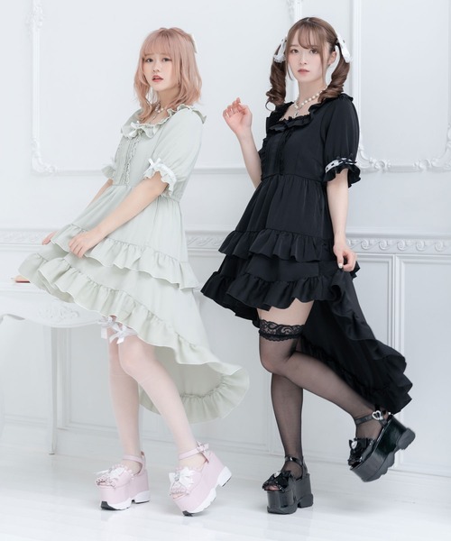妖精フィッシュテールフリルワンピース（ワンピース