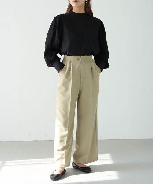 HER CLOSET(ハークローゼット)の「【shemoshelly】刺繍レーススリーブ ブラウス(シャツ/ブラウス・レディース・オフホワイト/ブラック・M)」の22枚目の写真