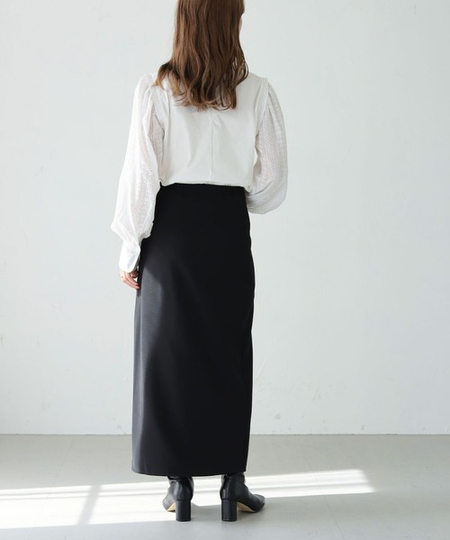 HER CLOSET(ハークローゼット)の「【shemoshelly】刺繍レーススリーブ ブラウス(シャツ/ブラウス・レディース・オフホワイト/ブラック・M)」の15枚目の写真