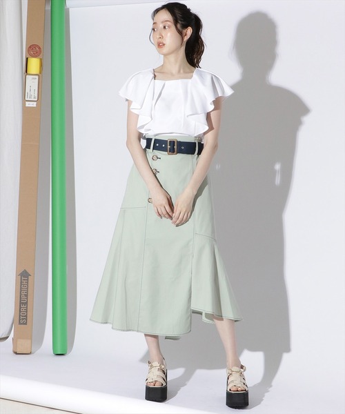 REDYAZEL（レディアゼル）の「バックリボンブラウス（シャツ/ブラウス・レディース・ネイビー/オフホワイト/ブルー・SMALL/MEDIUM）」の8枚目の写真