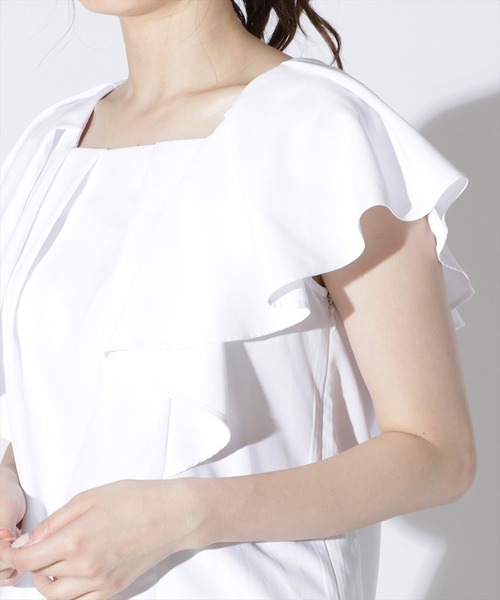 REDYAZEL（レディアゼル）の「バックリボンブラウス（シャツ/ブラウス・レディース・ネイビー/オフホワイト/ブルー・SMALL/MEDIUM）」の21枚目の写真