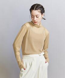 BEAUTY&YOUTH UNITED ARROWS | ポリエステルシフォン タートルネック プルオーバー -ウォッシャブル-(Tシャツ/カットソー)