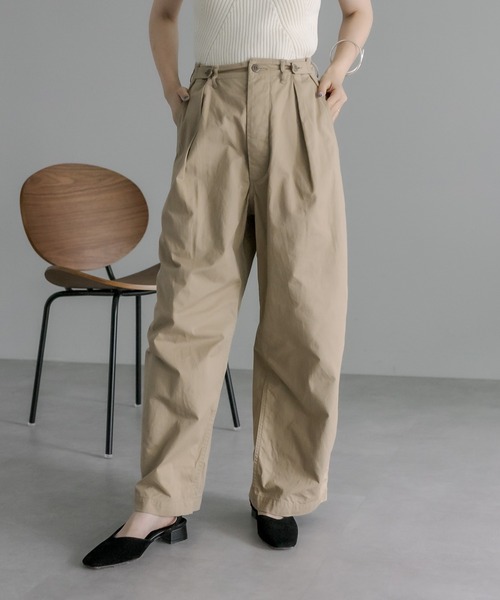 mystic（ミスティック）の「[otonamystic] チノパンツ（チノパンツ・レディース・ベージュ/ネイビー・1/2）」の9枚目の写真