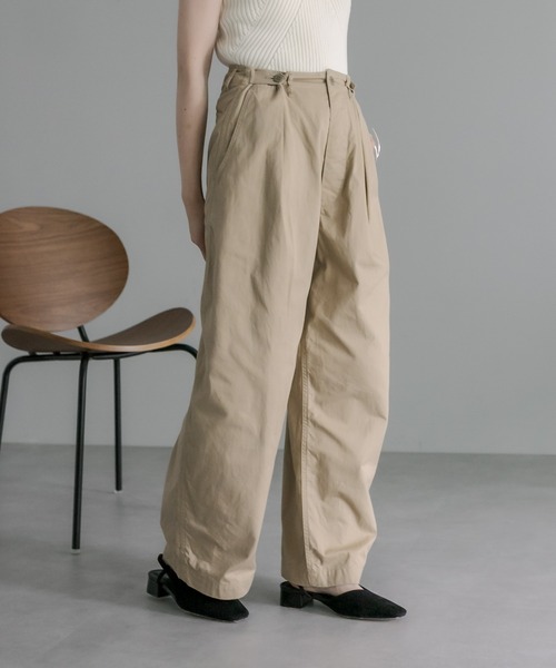 mystic（ミスティック）の「[otonamystic] チノパンツ（チノパンツ・レディース・ベージュ/ネイビー・1/2）」の11枚目の写真