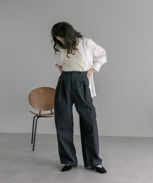 mystic（ミスティック）の「[otonamystic] チノパンツ（チノパンツ・レディース・ベージュ/ネイビー・1/2）」の18枚目の写真