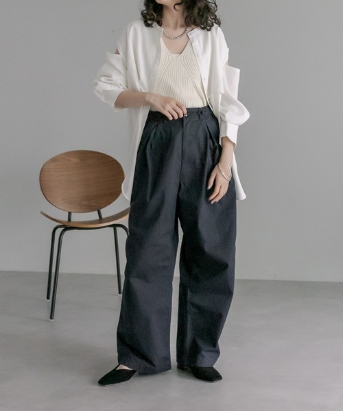 mystic（ミスティック）の「[otonamystic] チノパンツ（チノパンツ・レディース・ベージュ/ネイビー・1/2）」の13枚目の写真