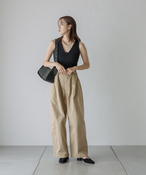 mystic（ミスティック）の「[otonamystic] チノパンツ（チノパンツ・レディース・ベージュ/ネイビー・1/2）」の20枚目の写真