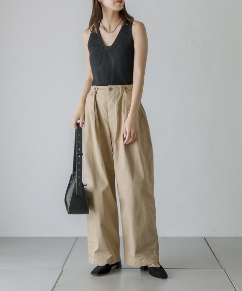 mystic（ミスティック）の「[otonamystic] チノパンツ（チノパンツ・レディース・ベージュ/ネイビー・1/2）」の22枚目の写真