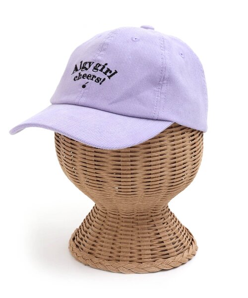 algy（アルジー）の「コーデュロイキャップ（キャップ・キッズ・ベージュ/チャコール/ラベンダー・MEDIUM/SMALL）」の3枚目の写真