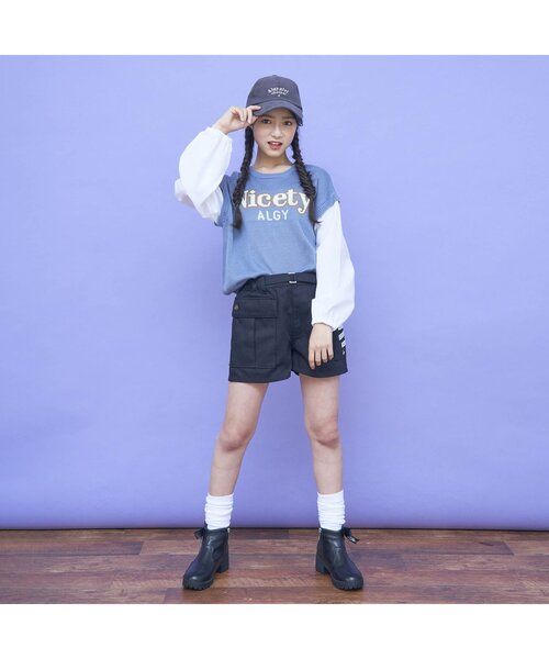 algy（アルジー）の「コーデュロイキャップ（キャップ・キッズ・ベージュ/チャコール/ラベンダー・MEDIUM/SMALL）」の5枚目の写真