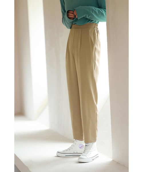 SAISON DE PAPILLON(セゾンドパピヨン)の「イージークロップドパンツ(その他パンツ・レディース・グリーン/ブラウン/ブルー/ブラック・M/S/L/XL)」の6枚目の写真