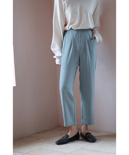 SAISON DE PAPILLON(セゾンドパピヨン)の「イージークロップドパンツ(その他パンツ・レディース・グリーン/ブラウン/ブルー/ブラック・M/S/L/XL)」の10枚目の写真
