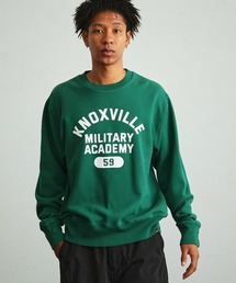 Alpha Industries | MIL.ACADEMYクルーネック カレッジロゴスウェット(スウェット)