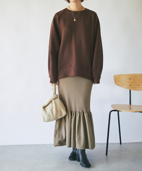 RIVE DROITE（リヴドロワ）の「スクエアトゥが魅力/サイドゴアスクエアショートブーツ（ブーツ・レディース・ブラック/ダークブラウン・24.5/23.5）」の13枚目の写真