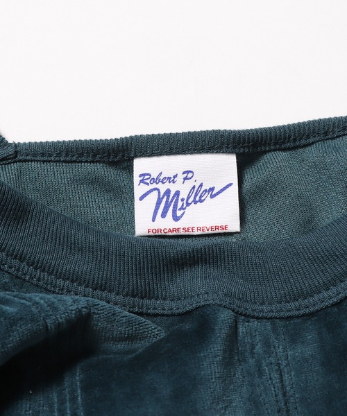 MILLER(ミラー)の「▲R.P.miller/ミラー Velor Cup Tank タンクトップ ベロア(タンクトップ・レディース・アイボリー/ダークグリーン・FREE)」の3枚目の写真