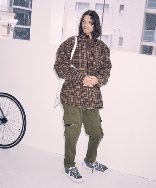 ADAM PATEK(アダムパテック)の「【ADAMPATEK】basic canvas tote bag/ベーシックキャンバストートバッグ(トートバッグ・メンズ・ホワイト/ブラック・フリー)」の6枚目の写真