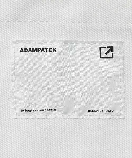 ADAM PATEK(アダムパテック)の「【ADAMPATEK】basic canvas tote bag/ベーシックキャンバストートバッグ(トートバッグ・メンズ・ホワイト/ブラック・フリー)」の8枚目の写真