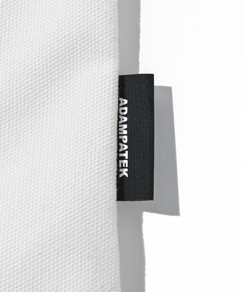 ADAM PATEK(アダムパテック)の「【ADAMPATEK】basic canvas tote bag/ベーシックキャンバストートバッグ(トートバッグ・メンズ・ホワイト/ブラック・フリー)」の5枚目の写真