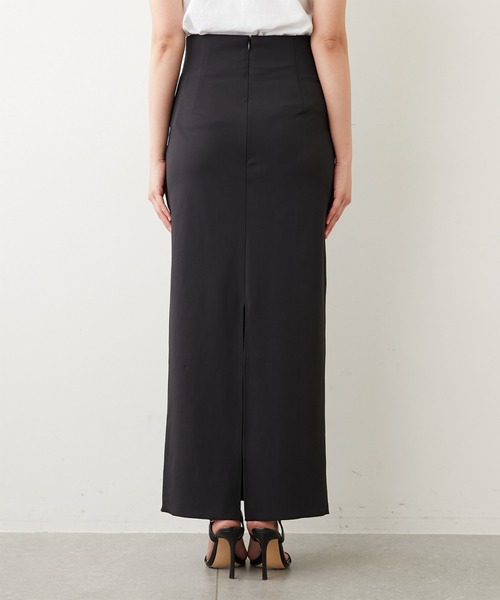 GALLARDAGALANTE（ガリャルダガランテ）の「ハイウエストマキシタイトスカート（スカート・レディース・ホワイト/ブラック・1/2/0）」の17枚目の写真