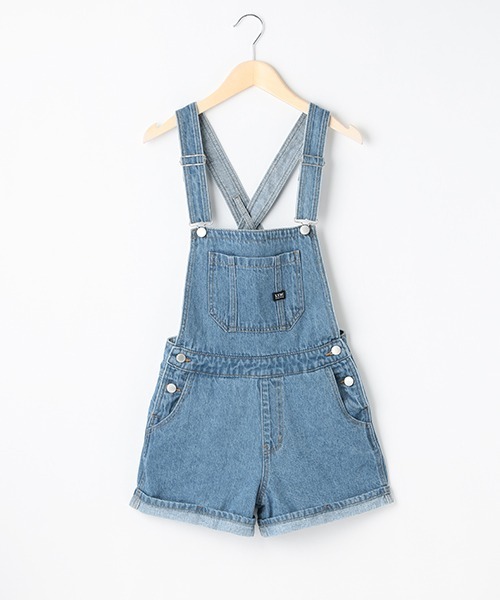 LOVETOXIC(ラブトキシック)の「ショートサロペット(サロペット/オーバーオール・キッズ・ブルー/モカ/グレー・S/L/M/SS)」の3枚目の写真