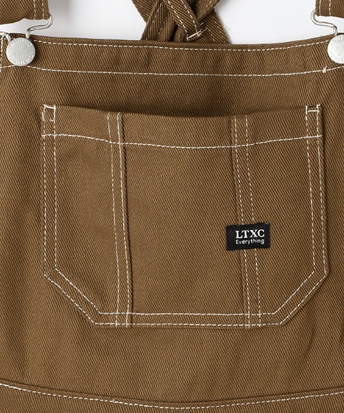 LOVETOXIC(ラブトキシック)の「ショートサロペット(サロペット/オーバーオール・キッズ・ブルー/モカ/グレー・S/L/M/SS)」の8枚目の写真