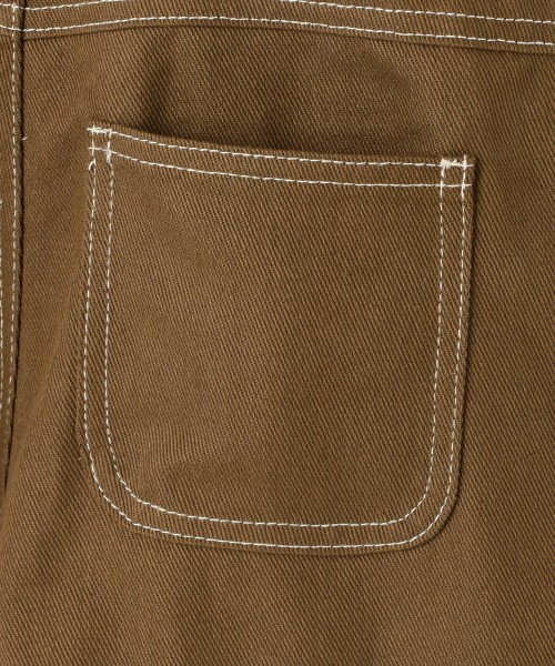 LOVETOXIC(ラブトキシック)の「ショートサロペット(サロペット/オーバーオール・キッズ・ブルー/モカ/グレー・S/L/M/SS)」の11枚目の写真